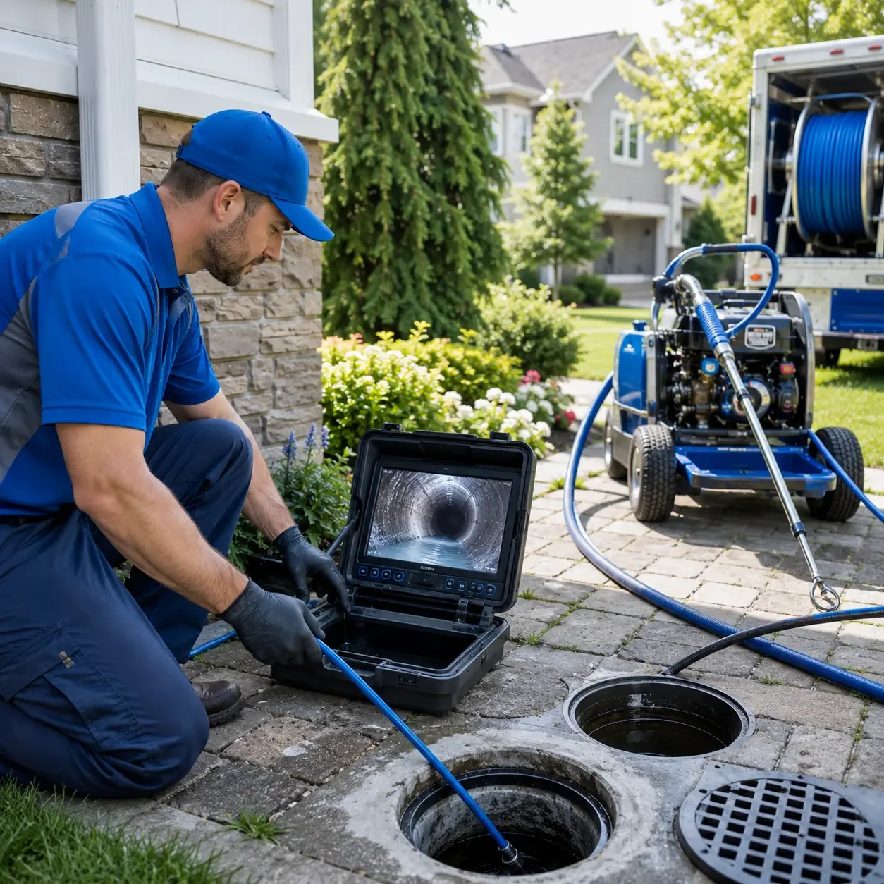 Outdoor drain cleaning professionals serving Liberty Hill, SC